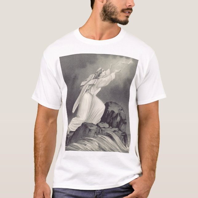 Cross and Crown Christian symbol  T-Shirt (Front)