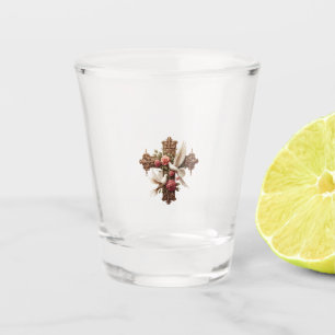 Cross and Doves PNG Clipart - Religious Christian  Shot Glass