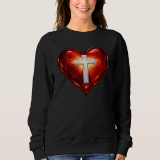 Cross and Heart Sweatshirt
