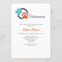Cross and Paw Veterinarian Graduation Party