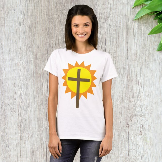 Cross And Sunshine T-Shirt (Creator Uploaded)