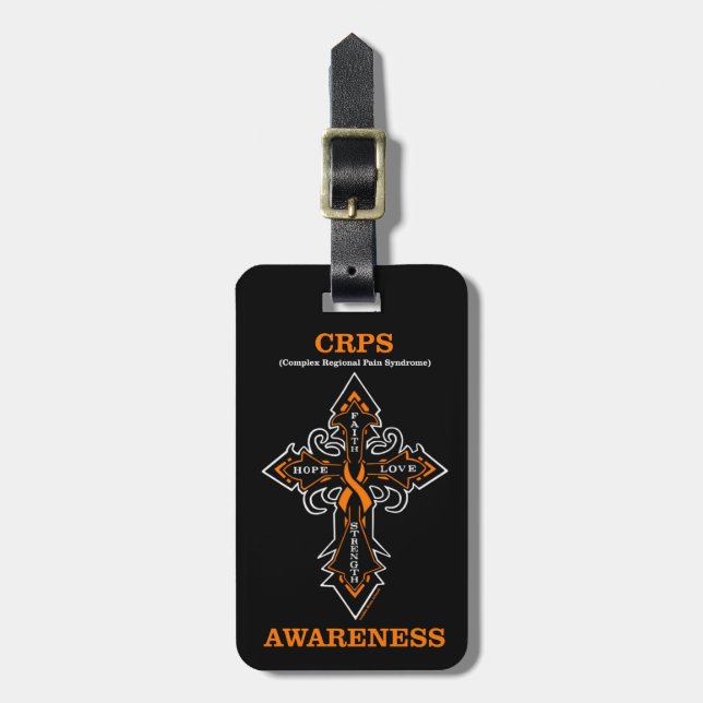 Cross/Awareness...CRPS Luggage Tag (Front Vertical)