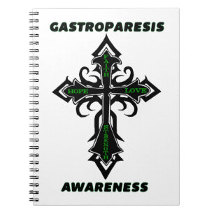Cross/Awareness...Gastroparesis Spiral Notebook