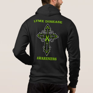 Cross/Awareness...Lyme Disease Hoodie