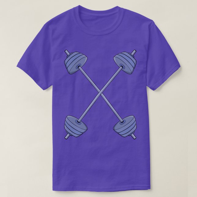 Cross Bench Press Bar T-Shirt (Design Front)