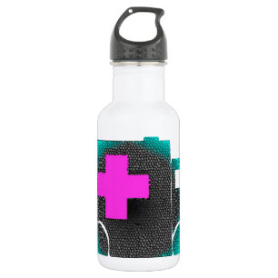 cross blue ambulance nurse emt doctor medical 532 ml water bottle