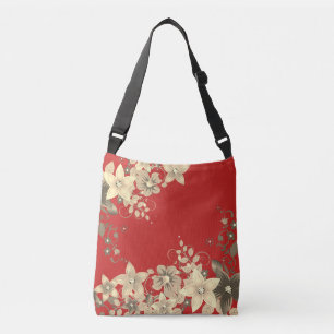 Cross Body Bag,classic flowered design ,modern Crossbody Bag