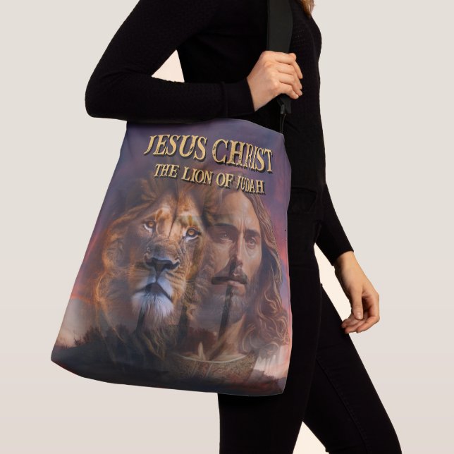 Cross-Body Bag Jesus Christ The Lion Of Judah (Close Up)