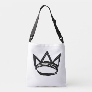 Cross body bag with crown