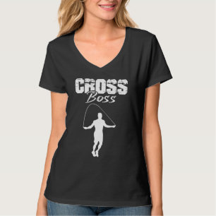 Cross Boss  Weighted Jump Rope Double Dutch Workou T-Shirt