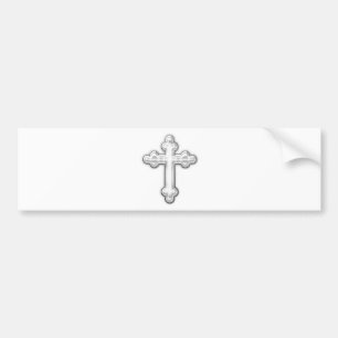 Cross Bumper Sticker