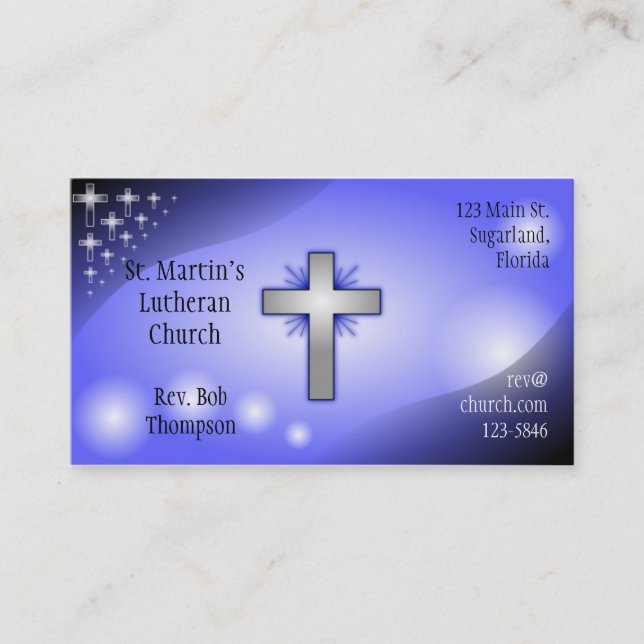 Cross Business Cards (Front)