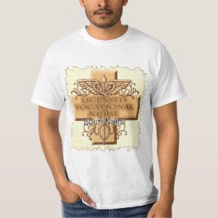 Cross Caduceus LVN Nurse T-Shirt