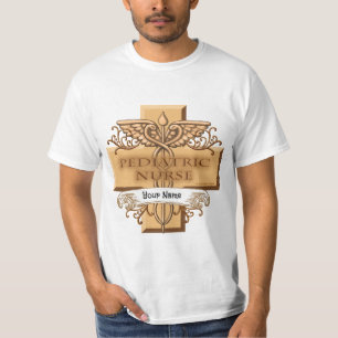 Cross Caduceus Paediatrics Nurse  t-shirt