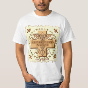 Cross Caduceus RN Nurse T-Shirt