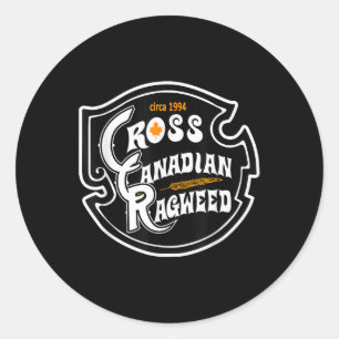 Cross Canadian Ragweed  Classic Round Sticker