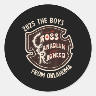 Cross Canadian Ragweed The Boys From Oklahoma Conc Classic Round Sticker