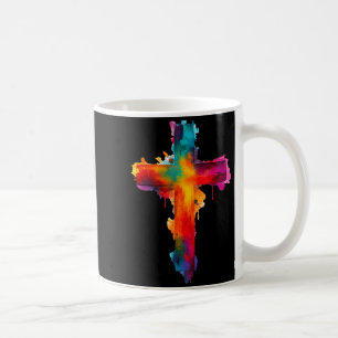 Cross Christian Religious Believe Blessed Faith Gr Coffee Mug