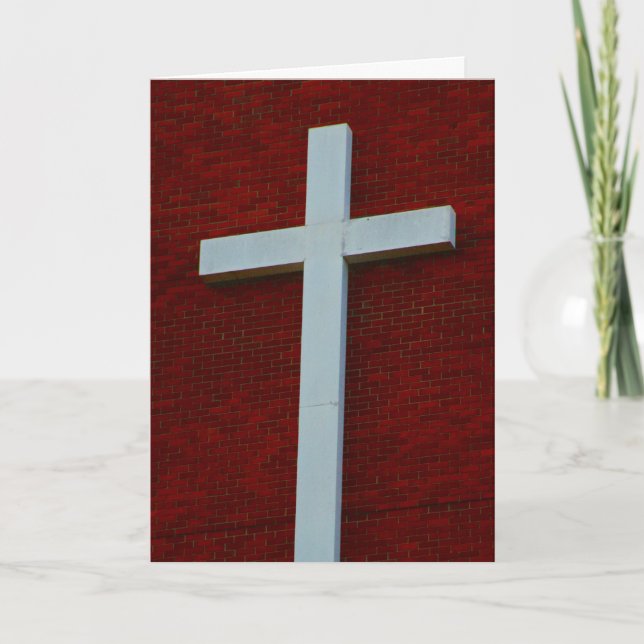 cross christmas holiday card (Front)