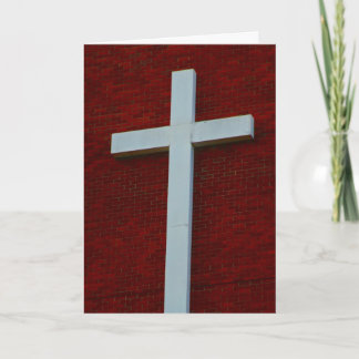 cross christmas holiday card