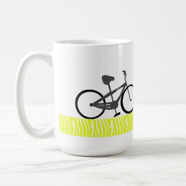 Cross Country Bicycle Coffee Mug (Left)