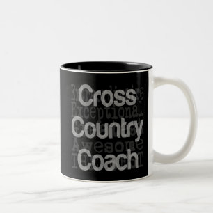 Cross Country Coach Extraordinaire Two-Tone Coffee Mug
