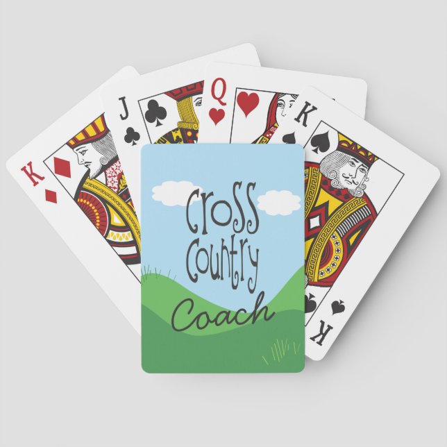 Cross Country Coach Playing Cards (Back)