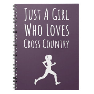 Cross Country Girls Gifts Running Runner For Kids Notebook