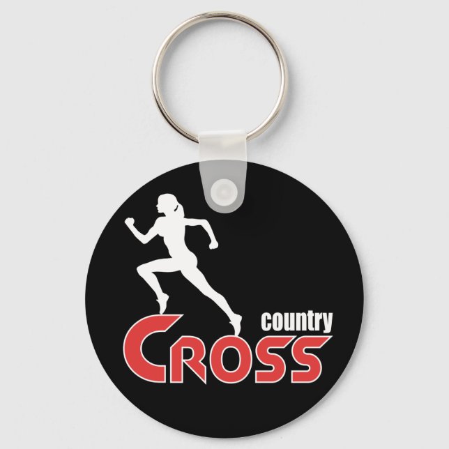 Cross country keychain (Front)