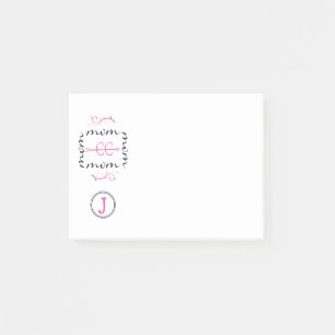 Cross Country Mum Personalised Monogram Post-it Notes