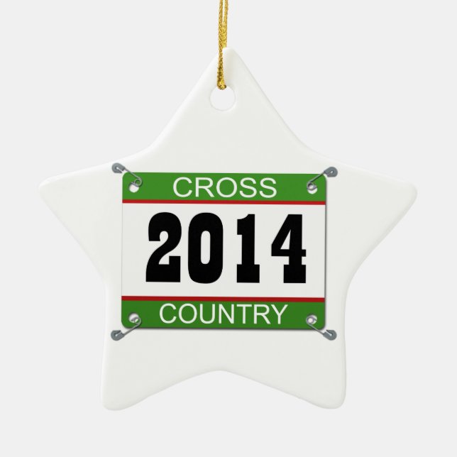 Cross Country Ornament - 2014 (Front)