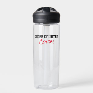 Cross Country Runner Coach NAME Sports Running Water Bottle