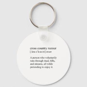 Cross Country Runner Definition, Xc Running  Key Ring