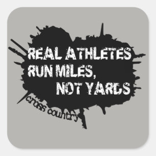 Cross Country Runner Stickers