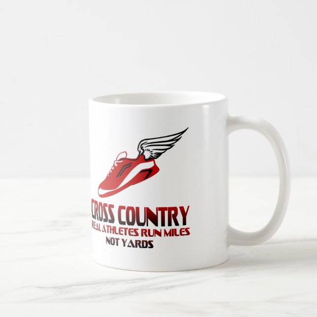 Cross Country Running Coffee Mug (Right)