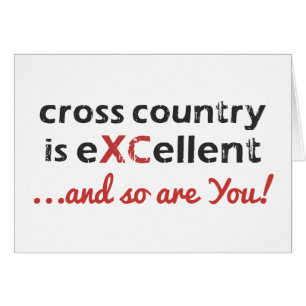 Cross Country Running is © eXCellent Card