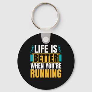 Cross Country Running Life Is Better When Athletic Key Ring