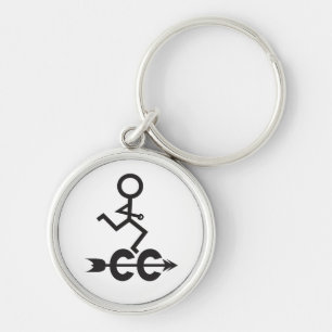 Cross Country Running Logo © Keychain