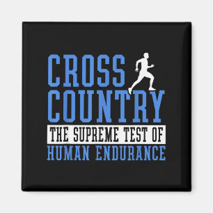 Cross Country Running Motivation Magnet