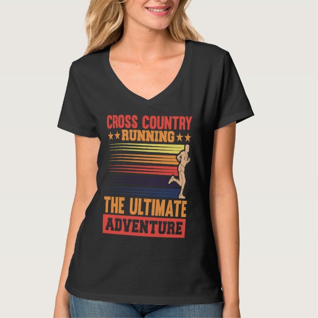 Cross Country running, the ultimate adventure T-Shirt (Front)