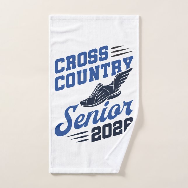 Cross Country Senior 2026 XC Runner Hand Towel (Hand Towel)