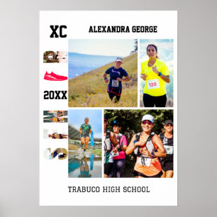 Cross Country Senior Night School Graduation XC Poster