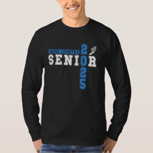Cross Country Senior Night Senior 2025 Graduation  T-Shirt