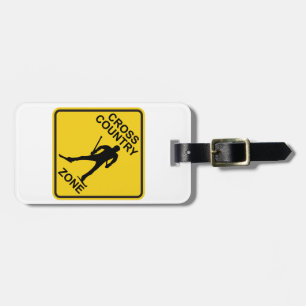 Cross Country Ski Zone Luggage Tag