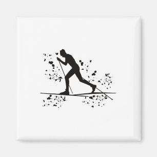 Cross Country Skier Nordic Xc Skiing _11 Magnet