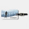 Cross Country Skiing Design Luggage Tag
