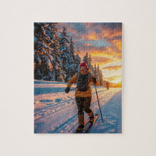Cross Country Skiing Jigsaw Puzzle