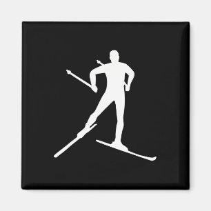 Cross Country Skiing  Magnet