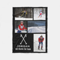 Cross Country Skiing Nordic Racing Photo Collage