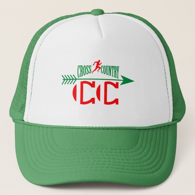 Cross country trucker hat (Front)